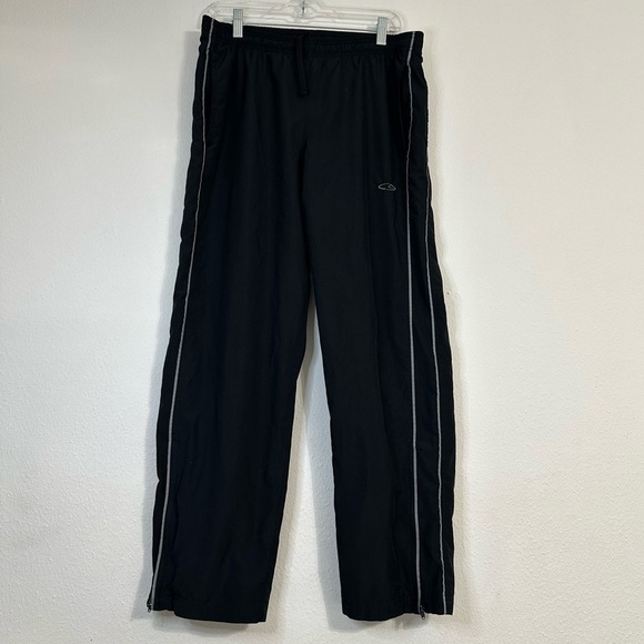 Champion Vintage Men's Black Sweatpants with White Stripes - Picture 1 of 15